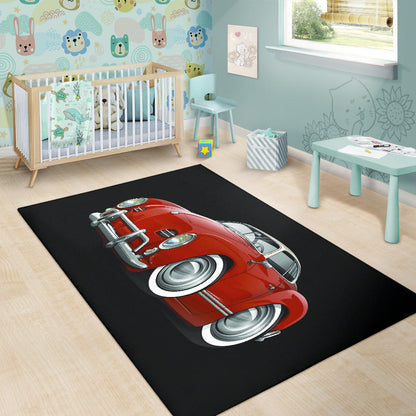 Volkswagen Car Art Area Rug