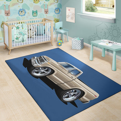 1974 F100 Pickup Truck Car Art Area Rug 3 Size Choices