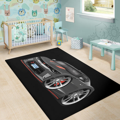 2017 Camaro RS 50th Anniversary Edition Car Art Area Rug