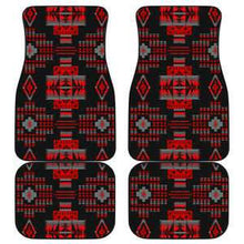Midnight Red Set of 4 Front Car Floor Mats