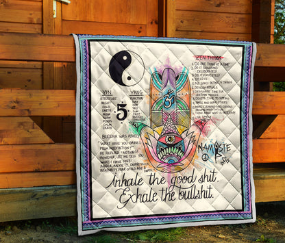 Yoga Exhale Quilt
