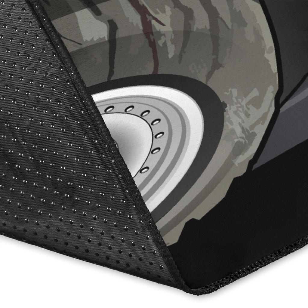 F-150 4x4 Pickup Truck Grey Black Background Plain