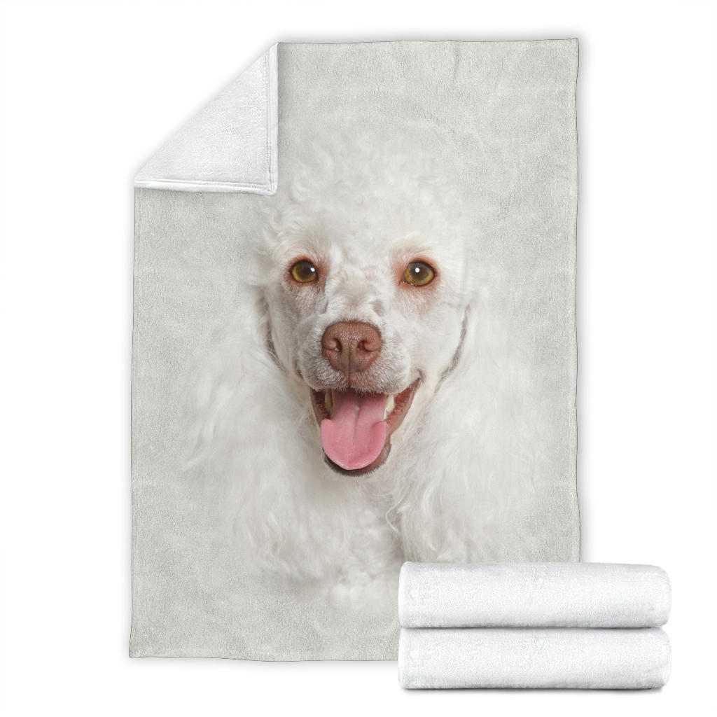 Premium Blanket Poodle Face Hair Blanket