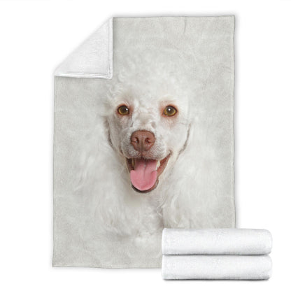 Premium Blanket Poodle Face Hair Blanket