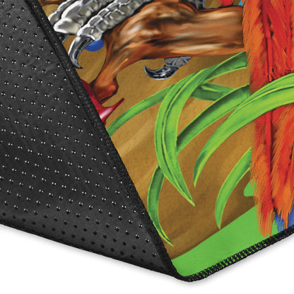 Margaritaville Lime Green Parrot Area Rug