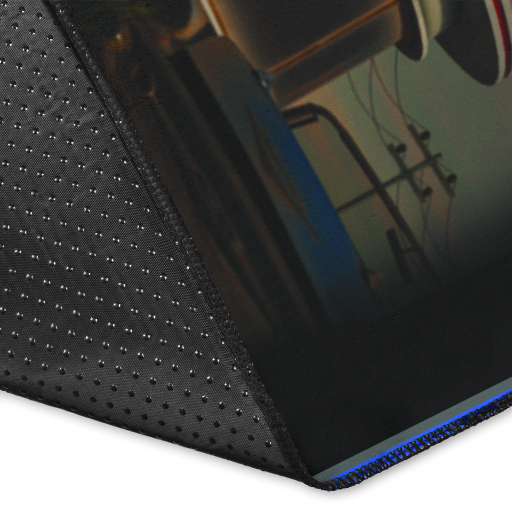 1971 Nova Route 66 Gas Station Area Rug