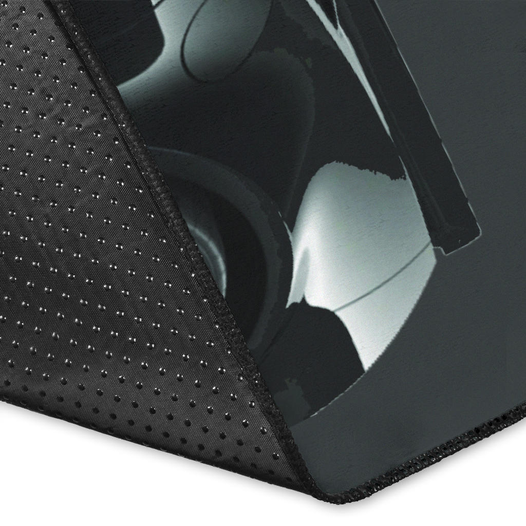 2019 Z06 Black Corvette Area Rug