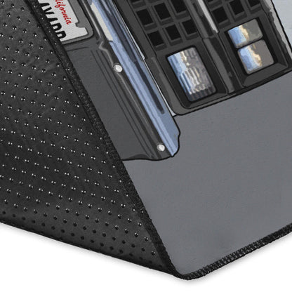 White 4x4 Crew Cab Pickup Truck Car Art Area Rug