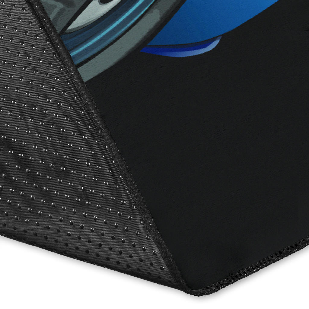 1968 Plymouth Roadrunner Muscle Car Art Area Rug