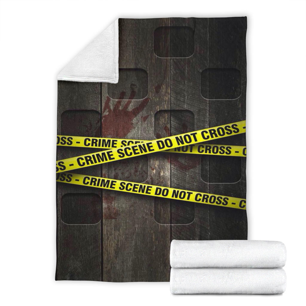 Crime Scene Premium Blanket