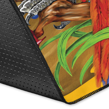 Margaritaville Orange Parrot Beach Area Rug