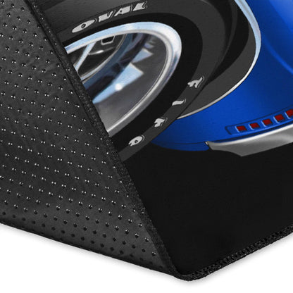 1970 Chevelle Blue USA Plate Area Rug