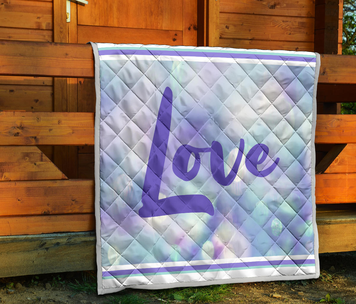 Love Quilt Purple