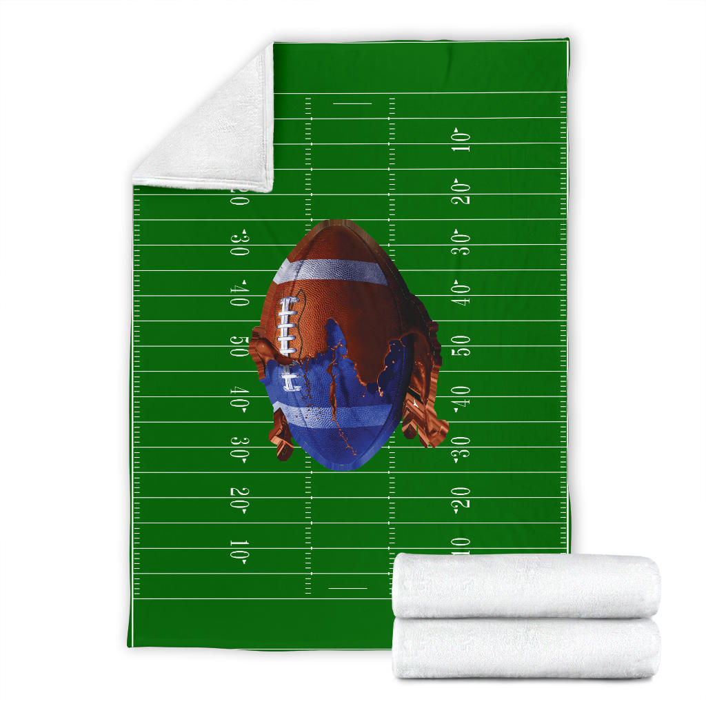 Football Field Paintball Premium Blanket