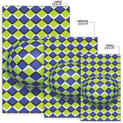 Sphere Circle Optical Illusion Area Rug