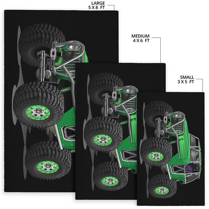 Rocktoy Jeep Green Area Rug