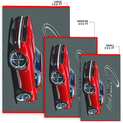 1967 Camaro SS Area Rug Gray