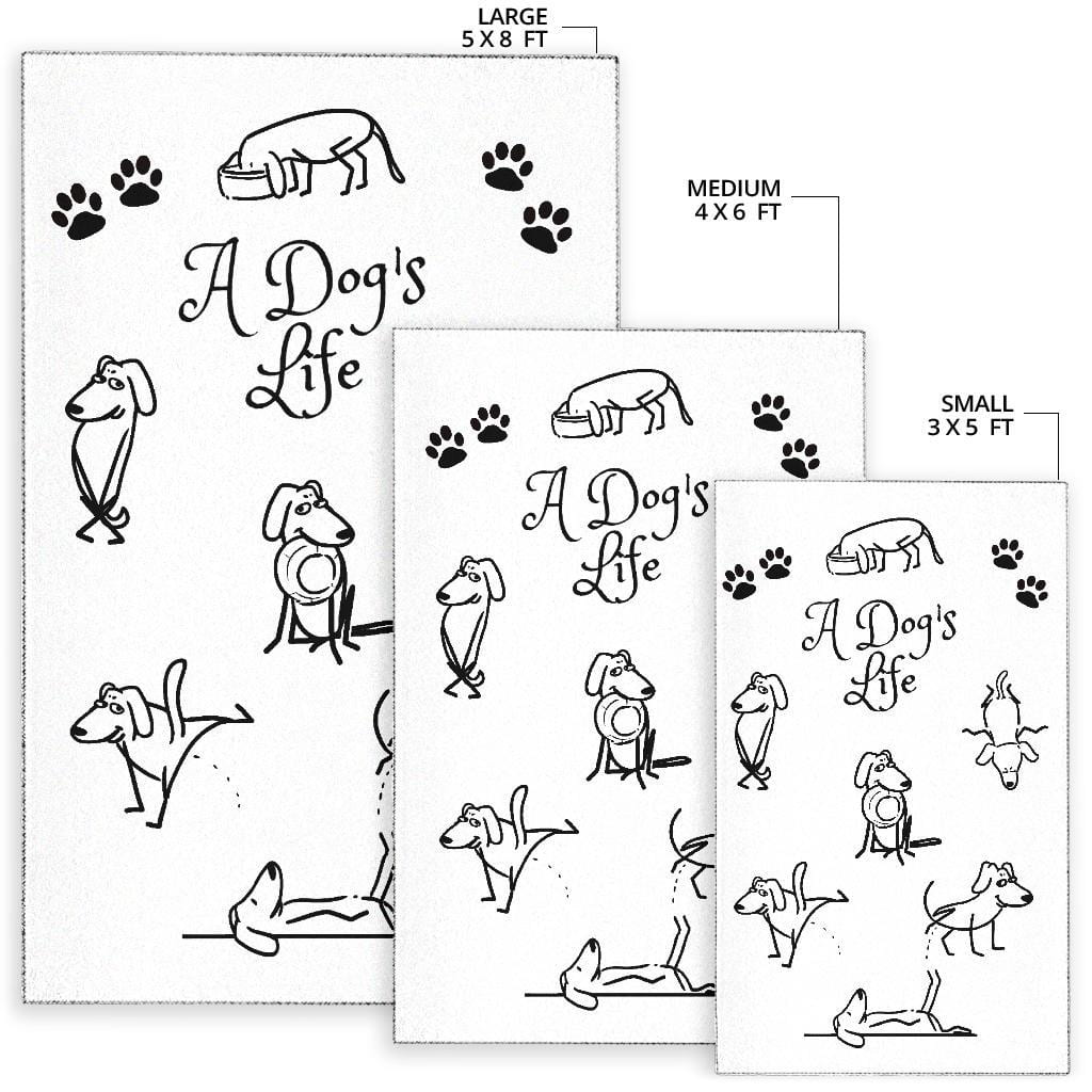 A DOG'S LIFE RUG