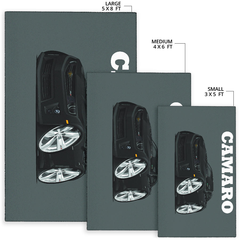 2013 Camaro Car Art Area Rug