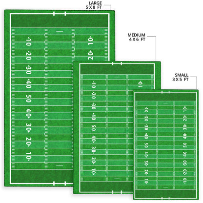 Football Field Area Rug
