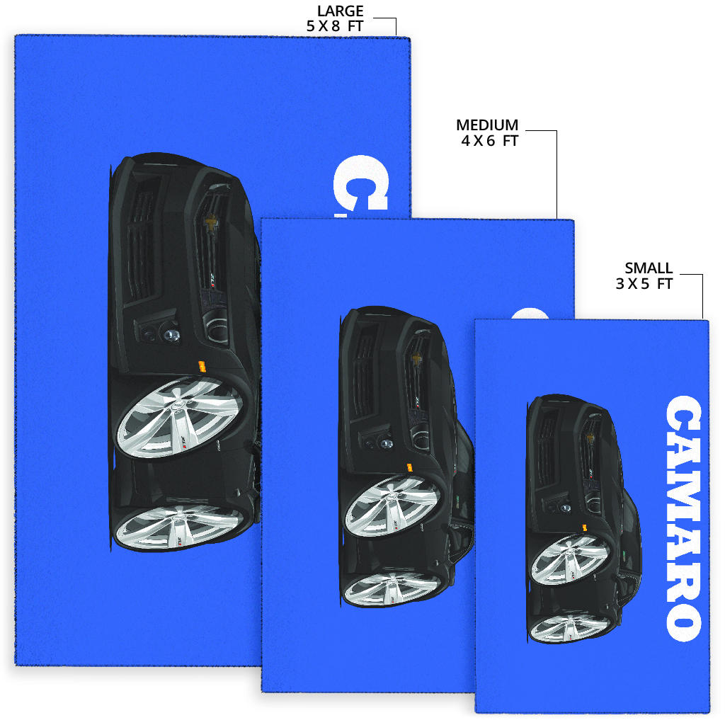 2013 Camaro Car Art Area Rug