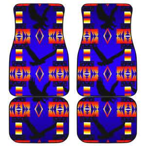 Eagle Blue Set of 4 Car Floor Mats