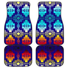 Blue Shades Set of 4 Car Floor Mats