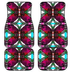 Pretty Pink Set of 4 Car Floor Mats
