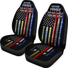 United Family We All Have Your Six Car Seat Covers