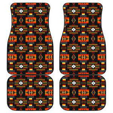 Seven Tribes Black Set of 4 Car Floor Mats