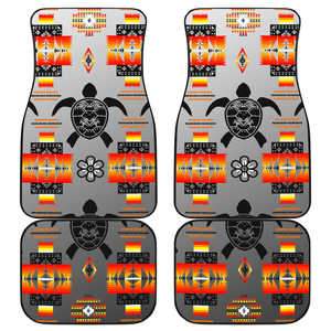 Turtle Gray Set of 4 Car Floor Mats