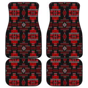 Midnight Red Set of 4 Vehicle Floor Mats