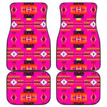Seven Tribes Pink Set of 4 Car Floor Mats