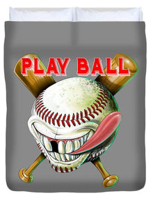 Goofy Baseball - Duvet Cover
