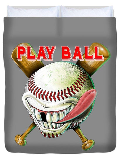 Goofy Baseball - Duvet Cover