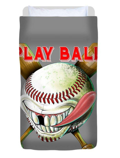 Goofy Baseball - Duvet Cover