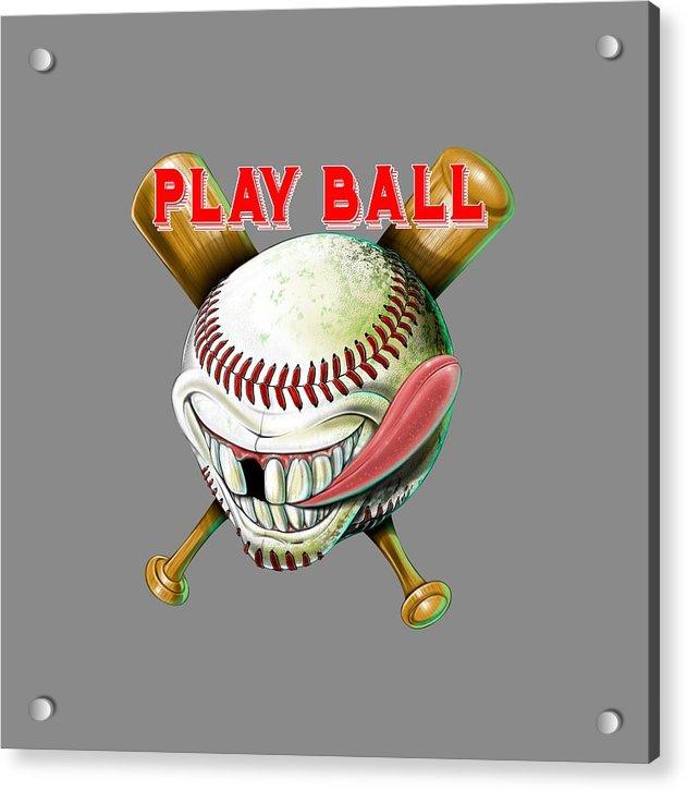 Goofy Baseball - Acrylic Print