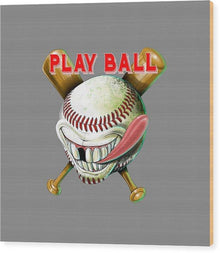 Goofy Baseball - Wood Print