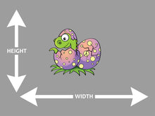 Green Dino Hatching Wall Art Decal