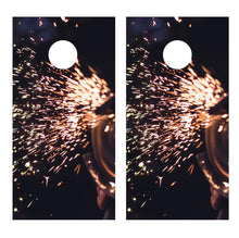 Grinder Sparks Cornhole Board Decal Decals Bean Bag Toss