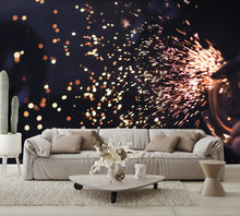 Grinder Sparks Wall Mural