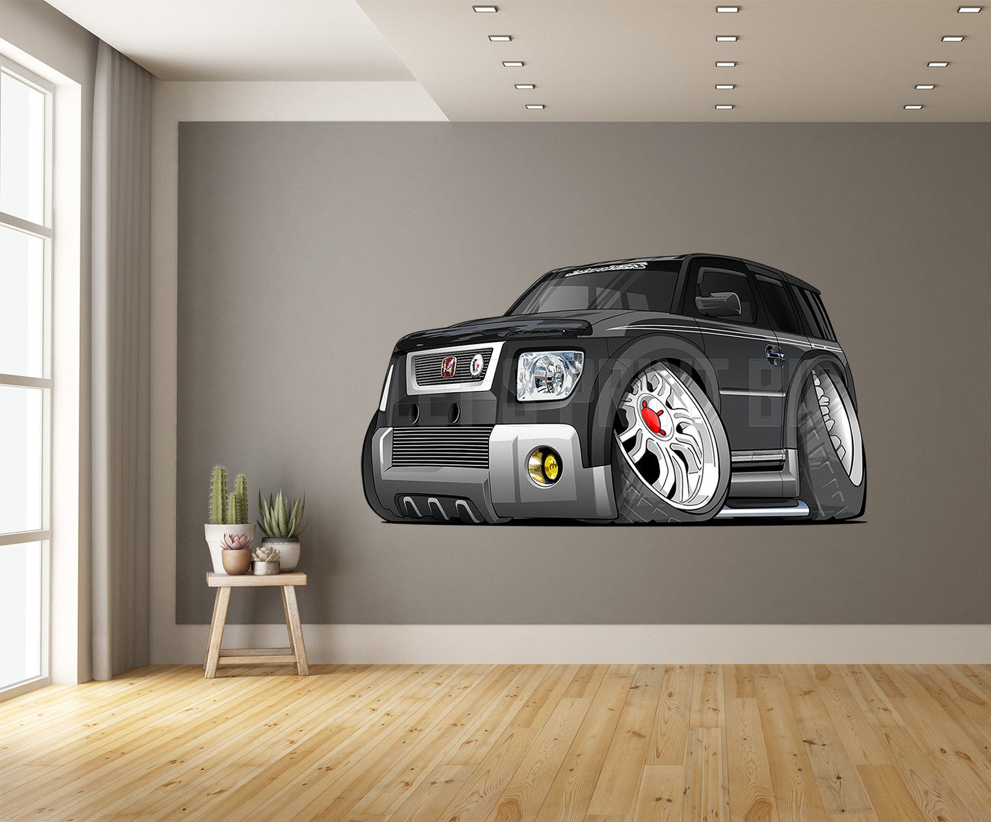Honda Element car art Wall Decal