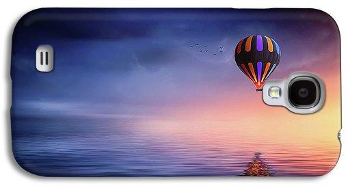 Hot Air Balloon Sunset - Phone Case