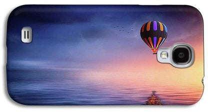 Hot Air Balloon Sunset - Phone Case