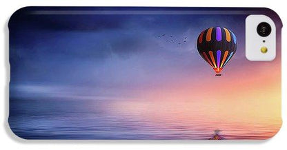 Hot Air Balloon Sunset - Phone Case