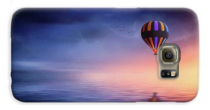 Hot Air Balloon Sunset - Phone Case