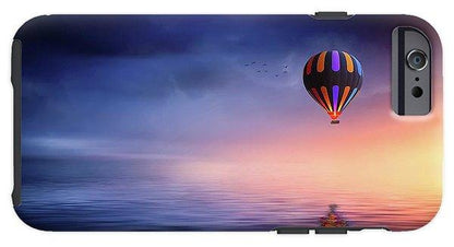 Hot Air Balloon Sunset - Phone Case