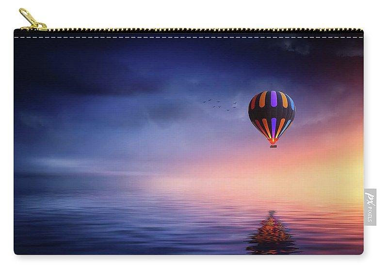 Hot Air Balloon Sunset - Carry-All Pouch