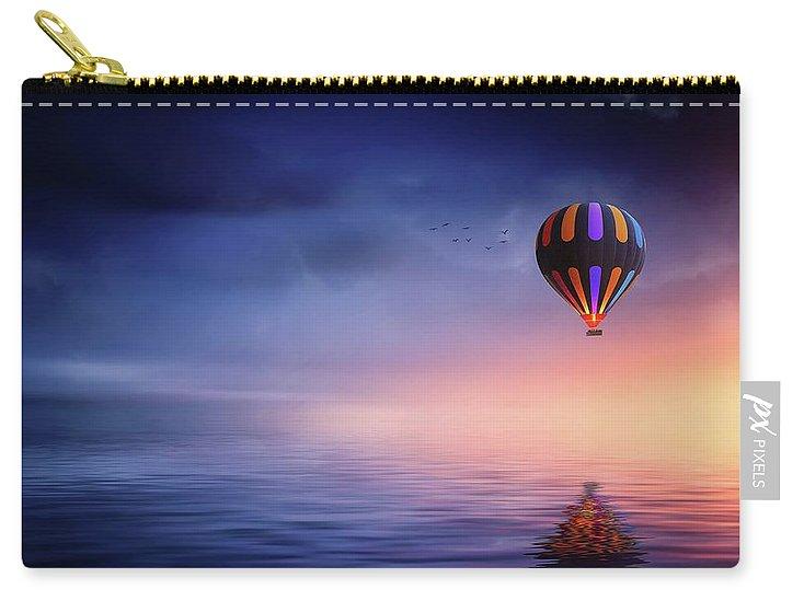Hot Air Balloon Sunset - Carry-All Pouch