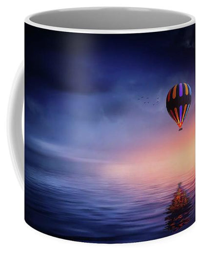 Hot Air Balloon Sunset - Coffee Mug